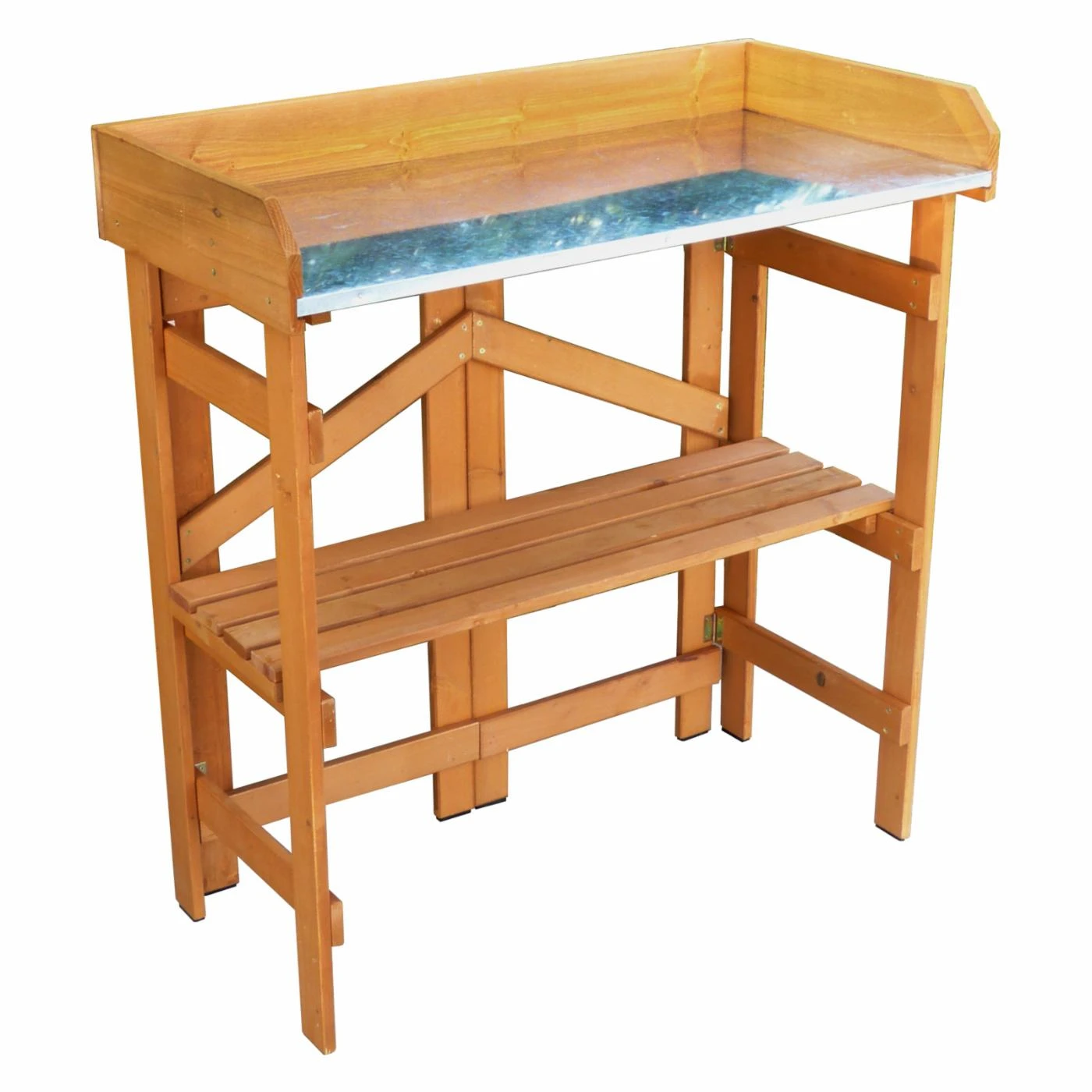 Buy ๐ Wood Potting Benches Merry Products Folding Utility Table And Potting Bench โจ 4 Buy ๐ Wood Potting Benches Merry Products Folding Utility Table And Potting Bench โจ - Image 4