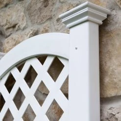Wholesale 👍 New England Arbors Vita 4-Foot Vinyl Luxembourg Privacy Arch Trellis 🛒 -Garden Trellises Shop detail2NEA038