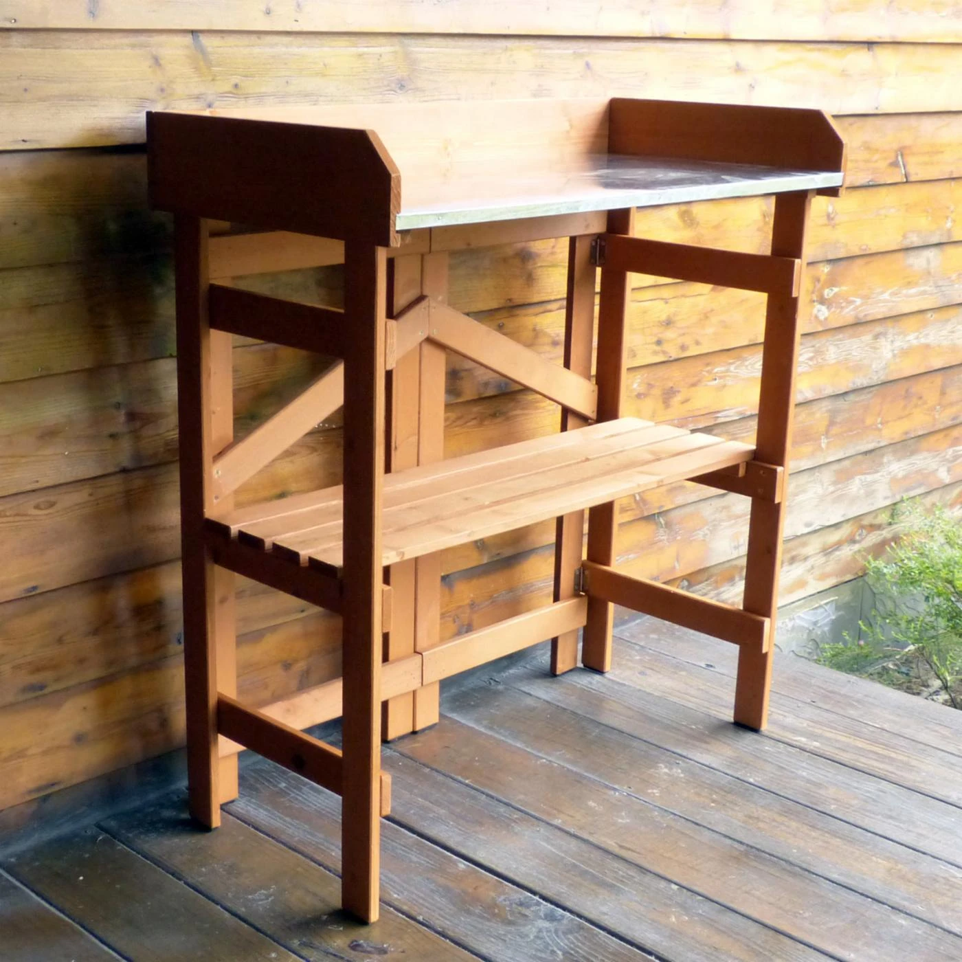 Buy ๐ Wood Potting Benches Merry Products Folding Utility Table And Potting Bench โจ 7 Buy ๐ Wood Potting Benches Merry Products Folding Utility Table And Potting Bench โจ - Image 7
