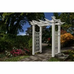 Deals ✔️ New England Arbors Arbors Vita Fairfield Deluxe 7.75-ft. Vinyl Pergola Arbor ✨ 14 Deals ✔️ New England Arbors Arbors Vita Fairfield Deluxe 7.75-ft. Vinyl Pergola Arbor ✨ -Garden Trellises Shop detail4NEA041