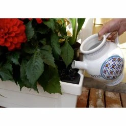 Budget 🎉 Vinyl Exaco Calypso Planter With Trellis ⌛ -Garden Trellises Shop detail5EX183