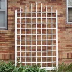 Buy ✔️ Dura-Trel Winchester Wall Mounted White Vinyl Trellis 👏 -Garden Trellises Shop detailDU061
