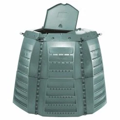 Budget 💯 Compost Bins Exaco Thermo Star 1000 Recycled Plastic 267-gal. XXL Compost Bin 😉 -Garden Trellises Shop detailEX202