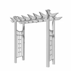 Deals ✔️ New England Arbors Arbors Vita Fairfield Deluxe 7.75-ft. Vinyl Pergola Arbor ✨ 10 Deals ✔️ New England Arbors Arbors Vita Fairfield Deluxe 7.75-ft. Vinyl Pergola Arbor ✨ -Garden Trellises Shop detailNEA041