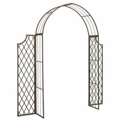 Flash Sale ⌛ Arbors Safavieh Jaida 7 Ft. Iron Arbor 👍 -Garden Trellises Shop detailSAV8094