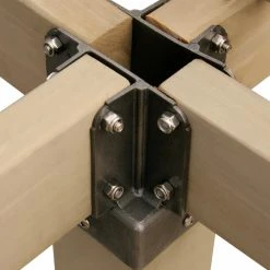 Hot Sale ✔️ Arbor Accessories Yardistry 4 X 4 In. Post Top Connector ❤️ -Garden Trellises Shop detailSOW061