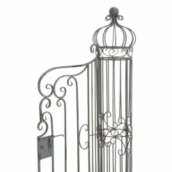 Discount 🔔 Arbors DecMode Iron Arbor With Gate - Bronze 😉 -Garden Trellises Shop detailUMA1745