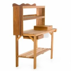 Deals ✨ Wood Potting Benches Wood Country Cedar Wood Deluxe Master Gardener's Potting Bench ❤️ 7 Deals ✨ Wood Potting Benches Wood Country Cedar Wood Deluxe Master Gardener's Potting Bench ❤️ -Garden Trellises Shop detailWC017