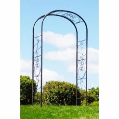 Promo ✔️ Minuteman International Arbors Achla Designs Ferro Firenze Arbor 👏 -Garden Trellises Shop inuseMA965