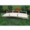 New 💯 A & L Furniture Wood Bridges A And L Furniture Cedar Oriental Garden Bridge ⌛