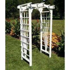 Buy 🧨 A & L Furniture Arbors A & L Furniture Cranbrook 7 Ft. Wood Arbor 🔥