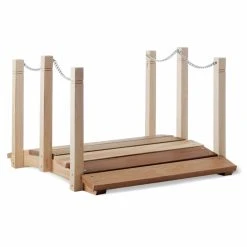 New ⌛ Wood Bridges All Things Cedar Gnome Garden Bridge With Rails ⌛