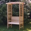 Brand new ⌛ Arbors All Things Cedar Garden Arbor With Bench 🎉
