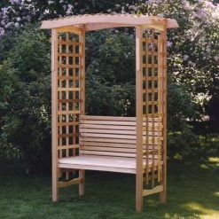 Brand new ⌛ Arbors All Things Cedar Garden Arbor With Bench 🎉