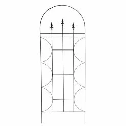 Coupon ⭐ Metal Deer Park Ironworks Steel Finial Trellis - Set Of 4 🎉