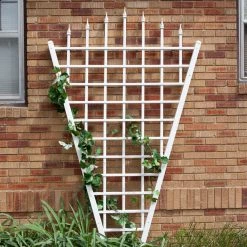 Cheap 😀 Dura-Trel 7.75-Foot White Vinyl Estate Fan Trellis ✨