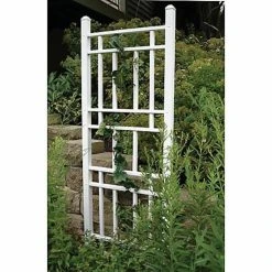 Discount 🎁 Dura-Trel Wellington 6.25-ft. Vinyl Wall Trellis - White 🎉