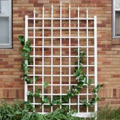 Buy ✔️ Dura-Trel Winchester Wall Mounted White Vinyl Trellis 👏