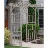 Coupon 🧨 Arbors Dura-Trel Wellington 7-ft. Vinyl Pergola Arbor - Mocha 💯