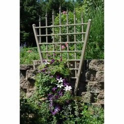 Cheapest 🔥 Dura-Trel Estate 7.75-ft. Vinyl Fan Trellis - Mocha 🔔