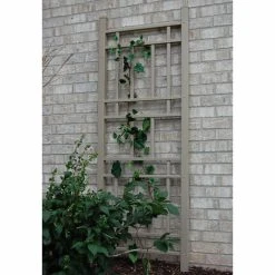 Cheapest 💯 Dura-Trel Wellington 6.25-ft. Vinyl Wall Trellis - Mocha 💯