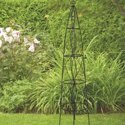 Discount ⭐ CobraCo Cast Iron Cone Garden Obelisk 👏