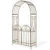 Brand new 🔥 Arbors National Tree Company Garden Accent Metal Arch Panel With Gate 🧨