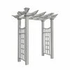 Deals ✔️ New England Arbors Arbors Vita Fairfield Deluxe 7.75-ft. Vinyl Pergola Arbor ✨