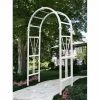 Hot Sale ❤️ New England Arbors Arbors Vita Dublin 7-ft. Vinyl Arch Arbor ✔️