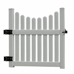 Outlet ❤️ New England Arbors Arbor Accessories Vita 4-ft. Large Cottage Picket Vinyl Arbor Gate ⌛