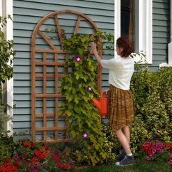 Best deal ✔️ New England Arbors Wood Vita Savannah Trellis ❤️