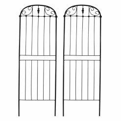 Wholesale ⭐ Steel Sunnydaze Decor 32 In. Traditional Garden Trellis - Set Of 2 💯