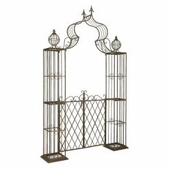 Cheapest 💯 Arbors Safavieh Beatrix 9 Ft. Gated Iron Arbor ❤️