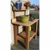 Discount 👍 Wood Potting Benches Infinite Cedar Premium Potting Table ⭐