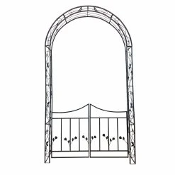 Brand new 👍 Arbors Tierra Garden Rosetta Garden Arch With Gate 😀
