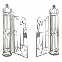 Discount π Arbors DecMode Iron Arbor With Gate - Bronze π