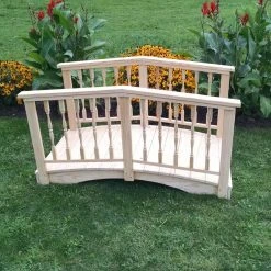Deals ⭐ A & L Furniture Wood Bridges A And L Furniture Cedar Spindle Bridge 👏 -Garden Trellises Shop scaleALF357