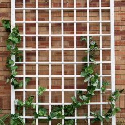 Buy ✔️ Dura-Trel Winchester Wall Mounted White Vinyl Trellis 👏 -Garden Trellises Shop scaleDU061