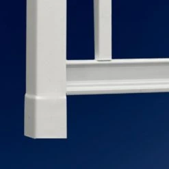 New 🔔 New England Arbors Vita Milan 4.75-ft. Vinyl Arch Wall Trellis ⌛ -Garden Trellises Shop scaleNEA036